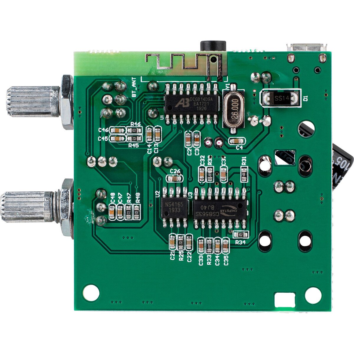 2 x 5W + 10W Bluetooth 5.0 Amplifier Board 5 VDC with Battery Option